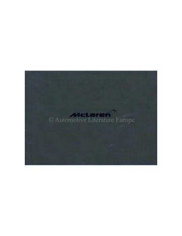 2018 MCLAREN 720S HARDCOVER INSTRUCTIEBOEKJE DUITS, Ophalen of Verzenden