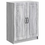vidaXL Dressoir Grijs sonoma 66 x 34,5 x 87 cm Bewerkt hout, Huis en Inrichting, Kasten | Dressoirs, Verzenden, Nieuw