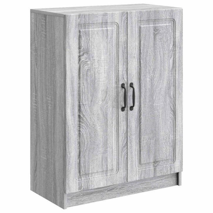 vidaXL Dressoir Grijs sonoma 66 x 34,5 x 87 cm Bewerkt hout, Huis en Inrichting, Kasten | Dressoirs, Nieuw, Verzenden