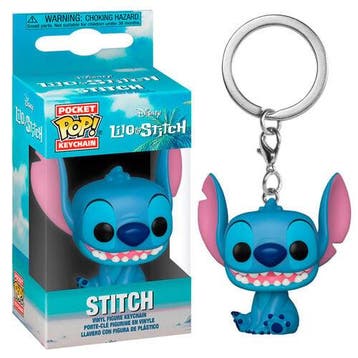 Lilo & Stitch Pocket POP! Vinyl Sleutelhanger Stitch 4 cm, Ophalen of Verzenden