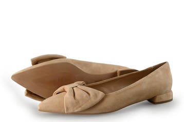 Manfield Ballerinas in maat 42 Beige, Verzenden, Ballerina's