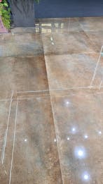 Dakar Bruin hoogglans 60x120 leviglass vloertegel wandtegel, Ophalen of Verzenden, Nieuw