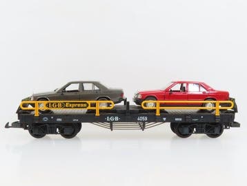 LGB G - 4059 - Wagon de marchandises pour trains miniatures