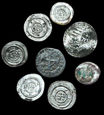 . Hongarije, Europa, middeleeuws Lot of 8 Medieval European