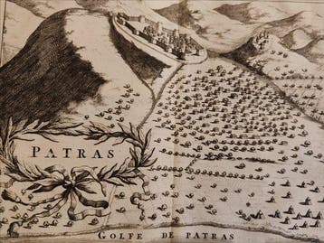 Griekenland - Patras; Coronelli - Patras Petras - 1681-1700, Nieuw