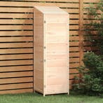 vidaXL Tuinschuur 55x52x174,5 cm massief vurenhout, Verzenden, Nieuw