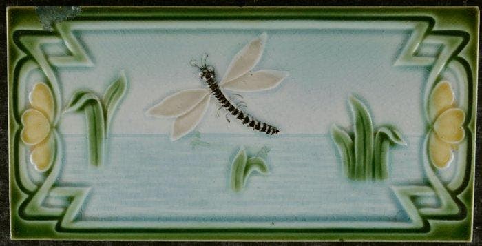 Jugendstil Carreau (2) - Art nouveau - 1900-1910, Antiquités & Art, Antiquités | Verre & Cristal
