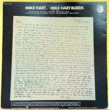 Mike Hart - Mike Hart Bleeds (UK 1969 Blues Rock, Folk Rock, Nieuw in verpakking