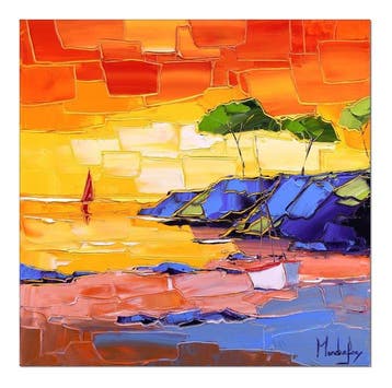 Caroline Mandrafina - Pfleger  La voile rouge au retour