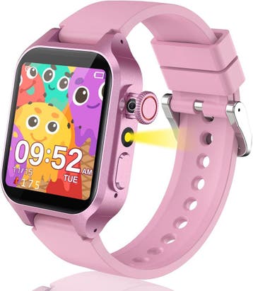 Smartwatch 26+ games | Tweede kansje | OP = OP, Handtassen en Accessoires, Horloges | Kinderen, Verzenden, Zo goed als nieuw, Overige kleuren