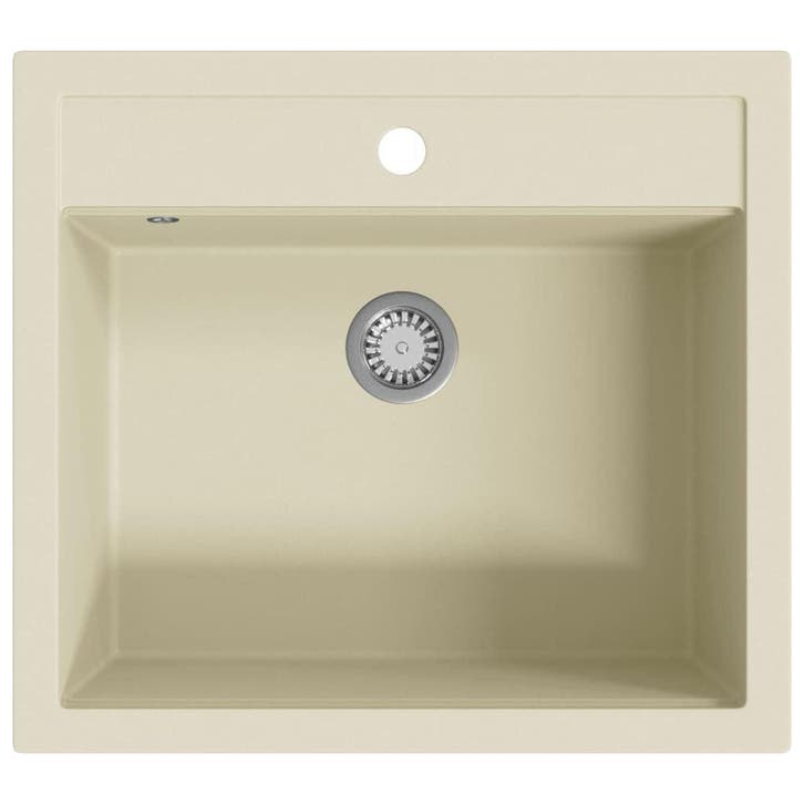 Granieten spoelbak beige | Tweede kansje | OP = OP, Bricolage & Construction, Sanitaire, Envoi