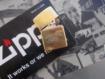 Zippo Solid Brass Southern Comfort 1990 brass - Zonder, Nieuw