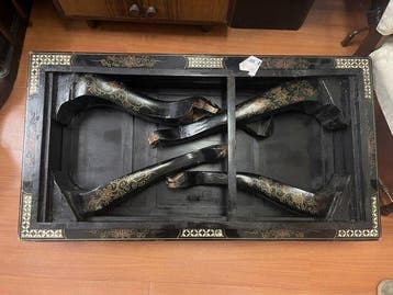 Salontafel - Hout, Steen, lak - China - Bijzettafel