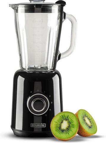 2dekans | Bourgini Retro Blender - 5 snelheden en, Ophalen of Verzenden, Nieuw