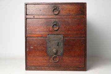 Ladekast - Hout - Japan - 1400-1900 - Kake-suzuri-bako,