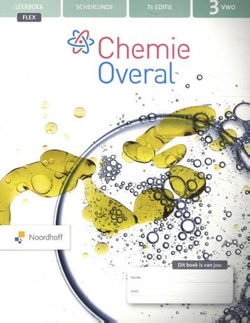 vwo 3 / Chemie Overal / FLEX leerboek 9789001746285, Verzenden