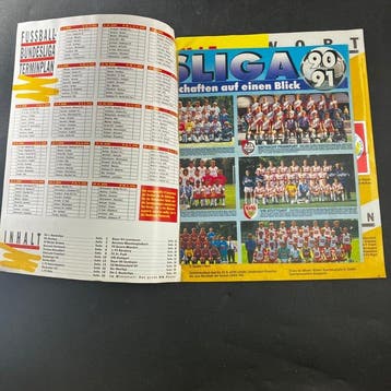 1991 Panini Original edition, Fussball 91 Sticker Album, Nieuw