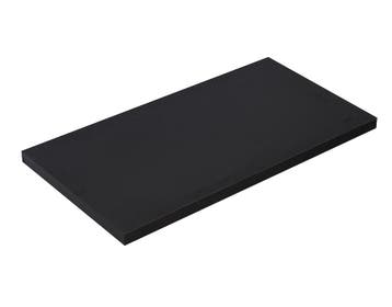 Wastafelblad Angela 90 x 48 x 3,5 cm - Zwart Houtnerf, Verzenden, Nieuw