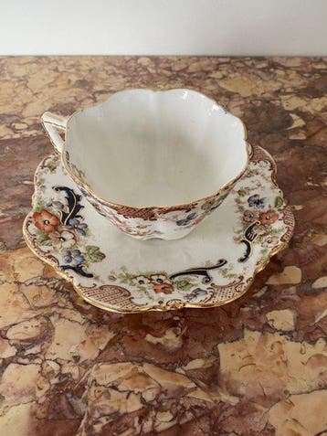 Grosvenor China - Ensemble de tasses à thé (10) - Porcelaine