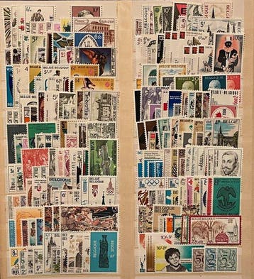 België 1970/1979 - Volledige verzameling zegels en blokken, Gestempeld