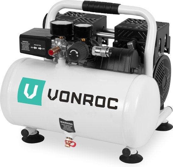 2dekans | VONROC PRO Stille Compressor - Olievrij - 750W -, Bricolage & Construction, Outillage | Autres Machines, Enlèvement ou Envoi