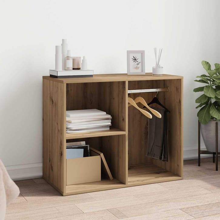 vidaXL Kledingkast 80x40x65 cm bewerkt hout artisanaal, Huis en Inrichting, Kasten | Overige, Nieuw, Verzenden