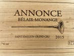 2015 Château Belair-Monange, Annonce - Bordeaux,, Collections