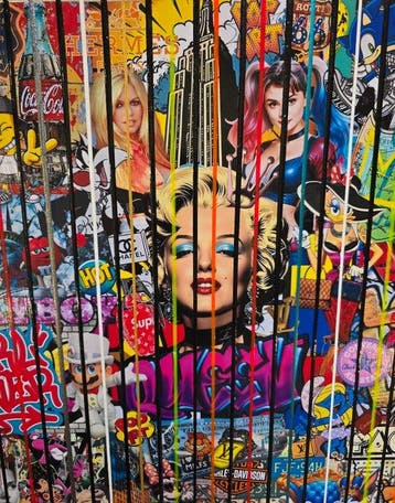 Elmago - Queen of pop culture Marilyn codebarre (large)