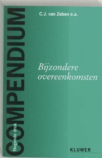 Compendium Bijzondere Overeenkomsten, Boeken, Studieboeken en Cursussen, Verzenden, Nieuw