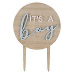 Babyshower Taarttopper ItS A Boy, Verzenden