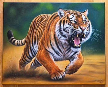 Maryna Prykhodko (1990) - Tigre. A caccia