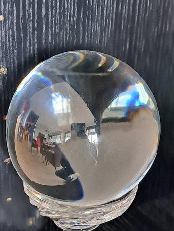 Presse-papiers (2) - Véritable boule de cristal - Cristal