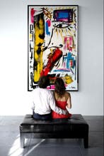 Luc Mora - Miss abstract yellow lips - XXL
