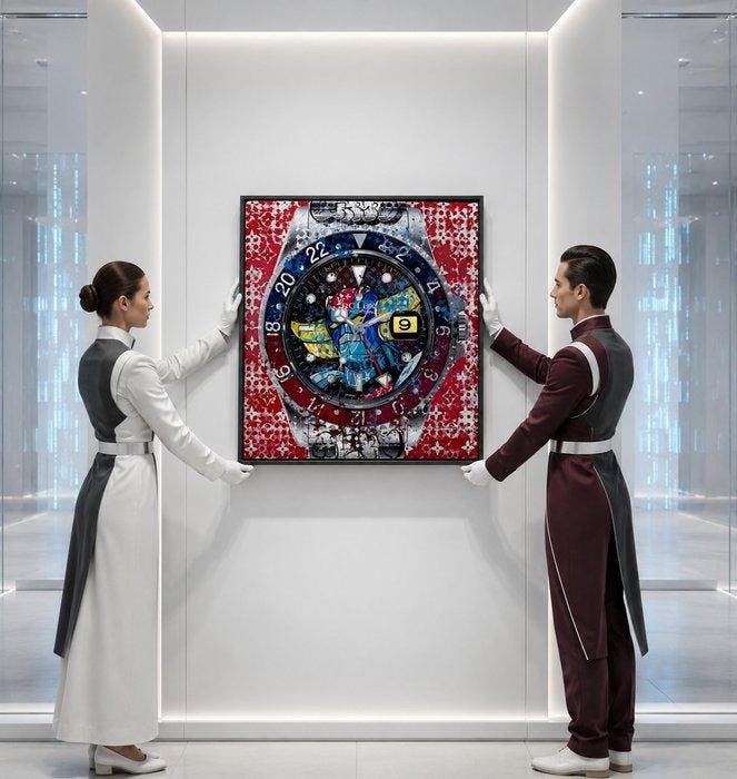Moabit - Goldorak VS Luis Vuitton X Rolex Mania, Antiek en Kunst, Kunst | Designobjecten