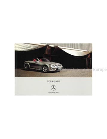 2006 MERCEDES BENZ SLK BROCHURE NEDERLANDS, Ophalen of Verzenden, Nieuw