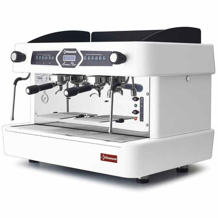Espressomachine | AROMA | Wit | 2 Groepen | Digitaal |, Zakelijke goederen, Horeca | Keukenapparatuur, Nieuw in verpakking, Verzenden
