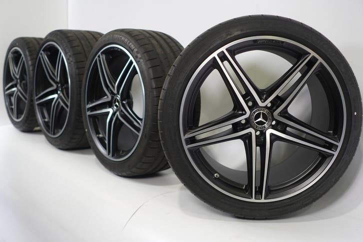 Mercedes GT AMG C190 19 inch velgen Michelin Zomerbanden Ori, Autos : Pièces & Accessoires, Pneus & Jantes, Enlèvement ou Envoi