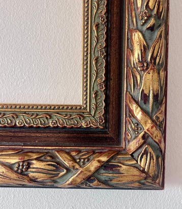 Lijst (3) - Walnoot - Lot van 3 vintage houten