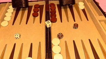 Bordspel - Backgammon - Hout, Antiek en Kunst
