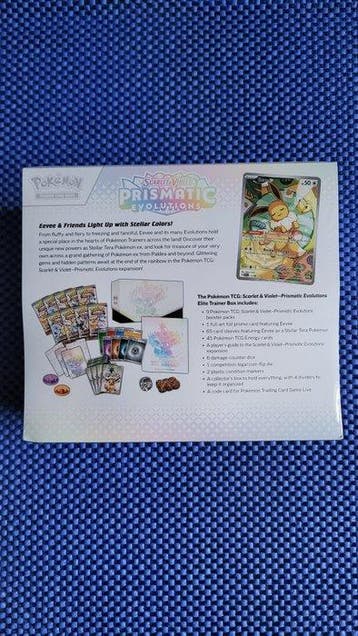 1 Elite trainer box - Prismatic Evolutions Scarlet Violet, Nieuw