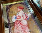 Alphonse Mucha (after) - Miroir mural (2)- Printemps et, Antiek en Kunst