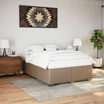 vidaXL Bedframe kunstleer cappuccinokleurig 160x200 cm, Verzenden, Nieuw