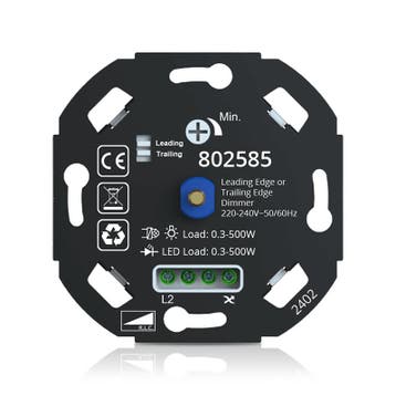 LED - dimmer - | - 500w - | - fase - af- - en - aansnijding, Verzenden