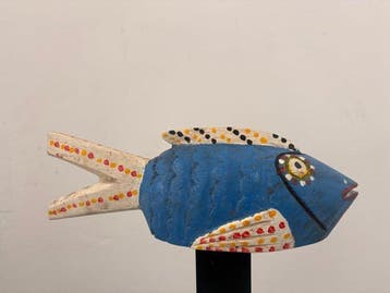 idioot Hout Het Bozo-vis die uit Mali komt. - 35 cm (Zonder