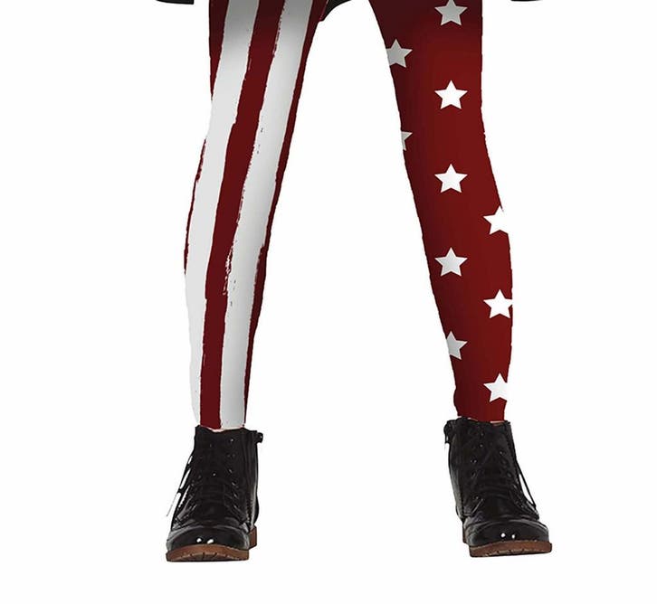 Halloween Legging Usa Clown Kind, Hobby en Vrije tijd, Feestartikelen, Nieuw, Verzenden