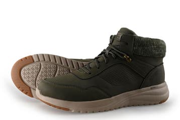 Skechers Veterboots in maat 40 Groen, Skechers, Verzenden, Overige typen, Zo goed als nieuw