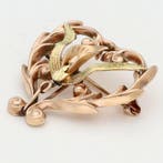 Broche - 14 carats Or jaune, Art nouveau, Or rose