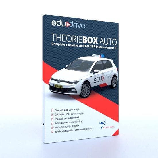 Edudrive Theoriebox Auto 2024 B Theorieboek + Online CBR, Boeken, Schoolboeken, Gelezen, Verzenden