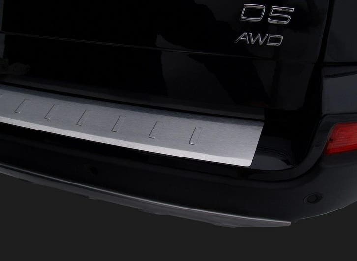 Achterbumperbeschermer | Volvo XC90 2006- RVS ribbed, Auto diversen, Auto-accessoires, Nieuw, Verzenden