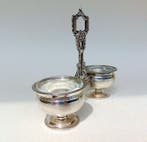 French 950 Silver Double - Zoutvat - Prugneaux & Clerc,